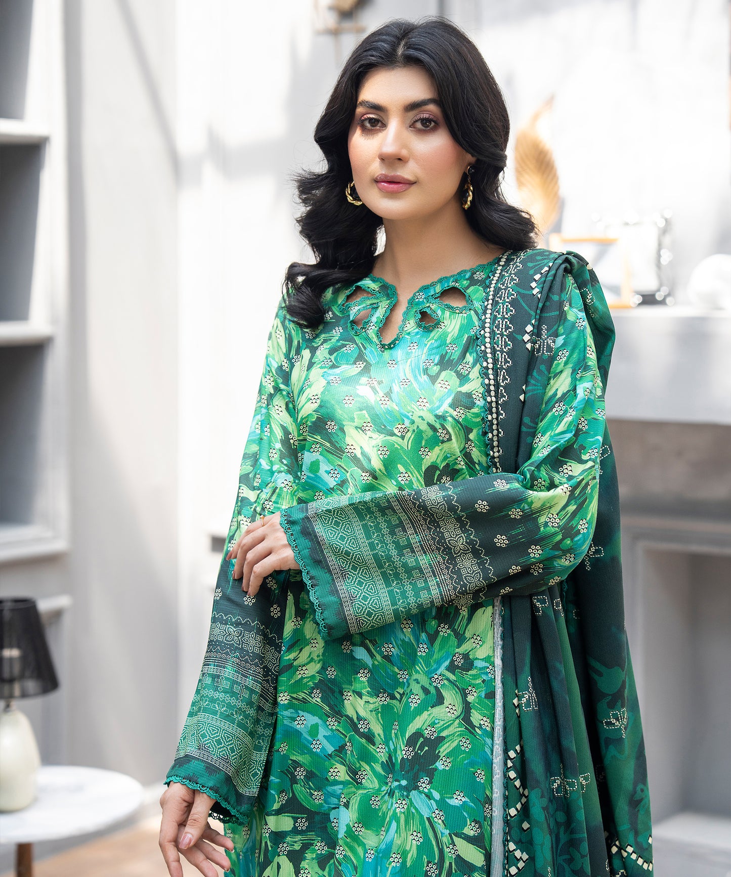 Women Printed 3 Piece Suit - PT2004