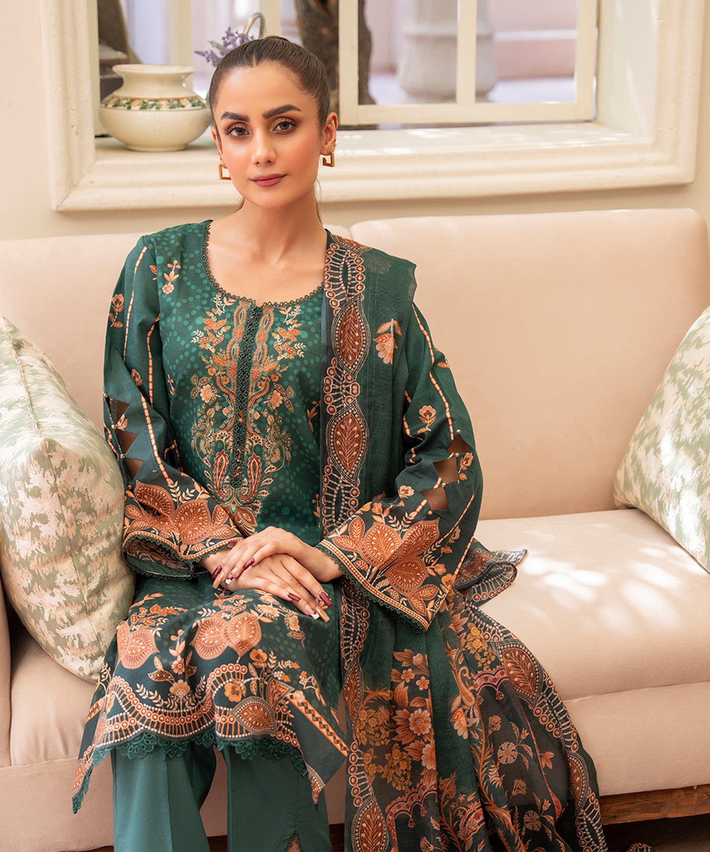 Women Printed 3 Piece Suit - RC2006