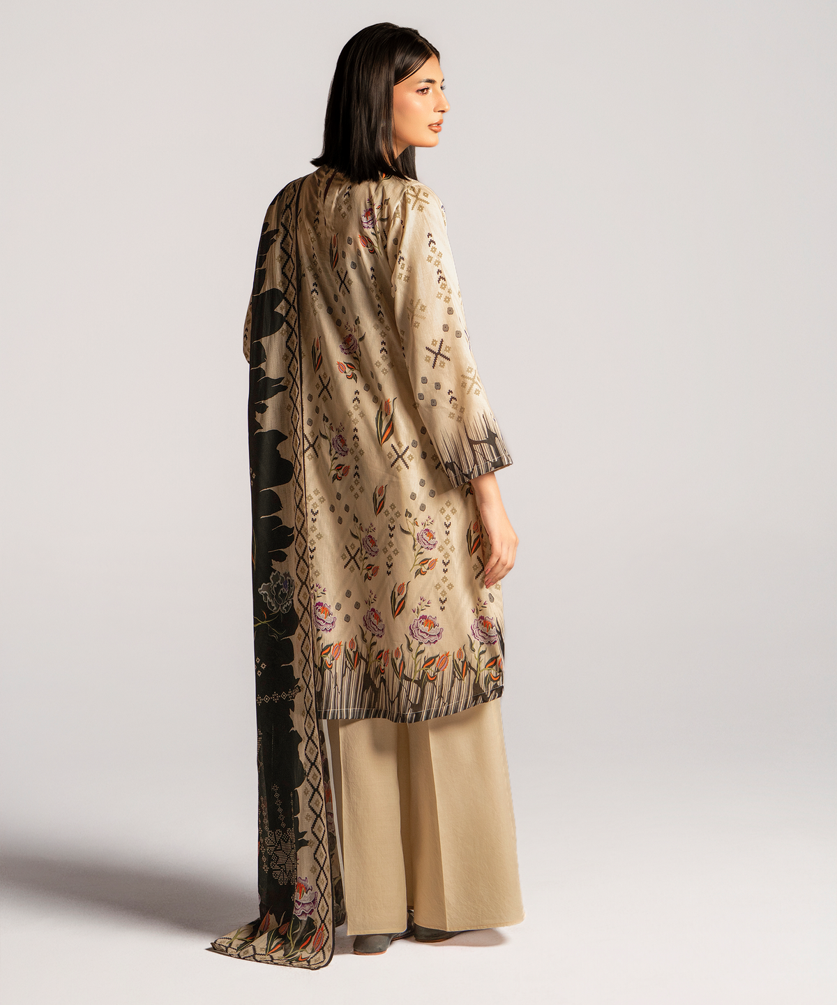 Women Printed 3 Piece Suit - CD2234