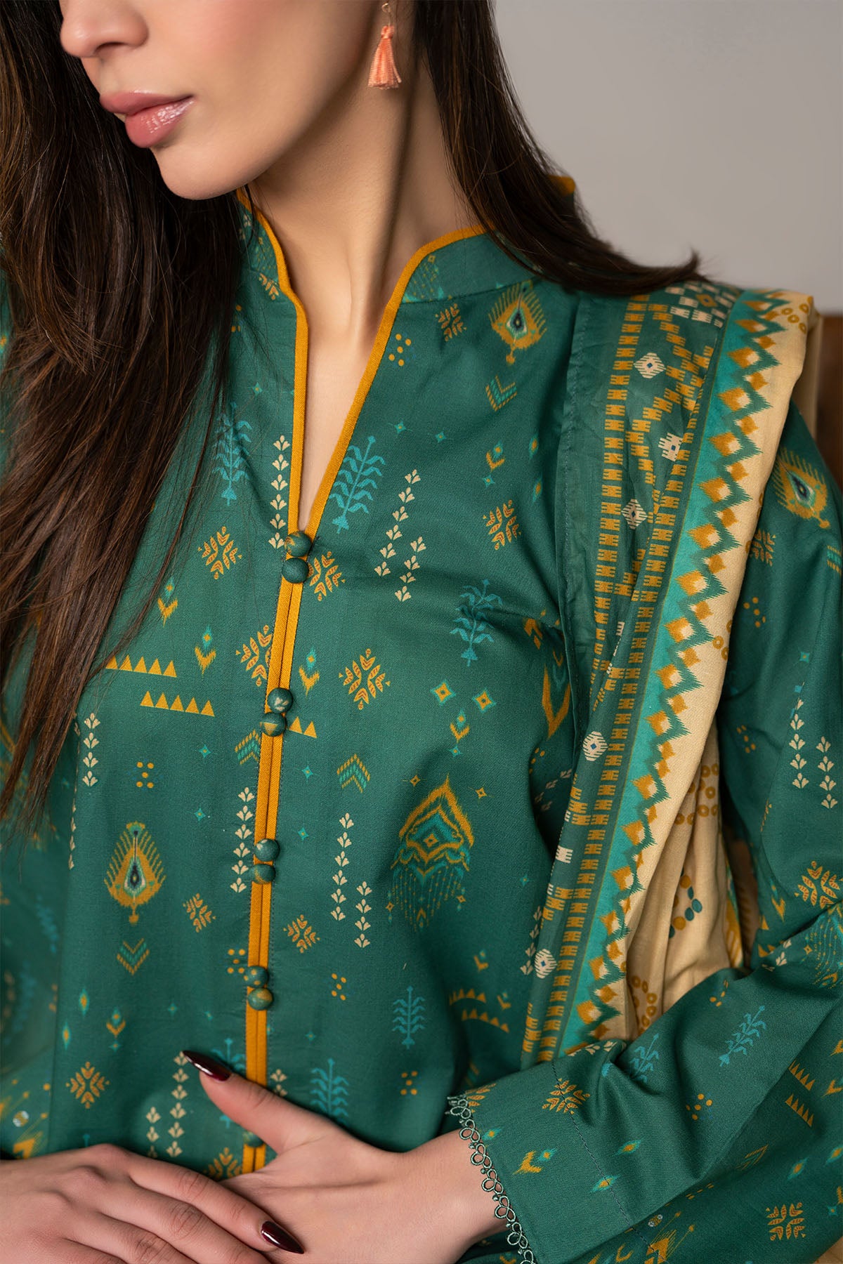 Women Printed 3 Piece Suit - SD2287