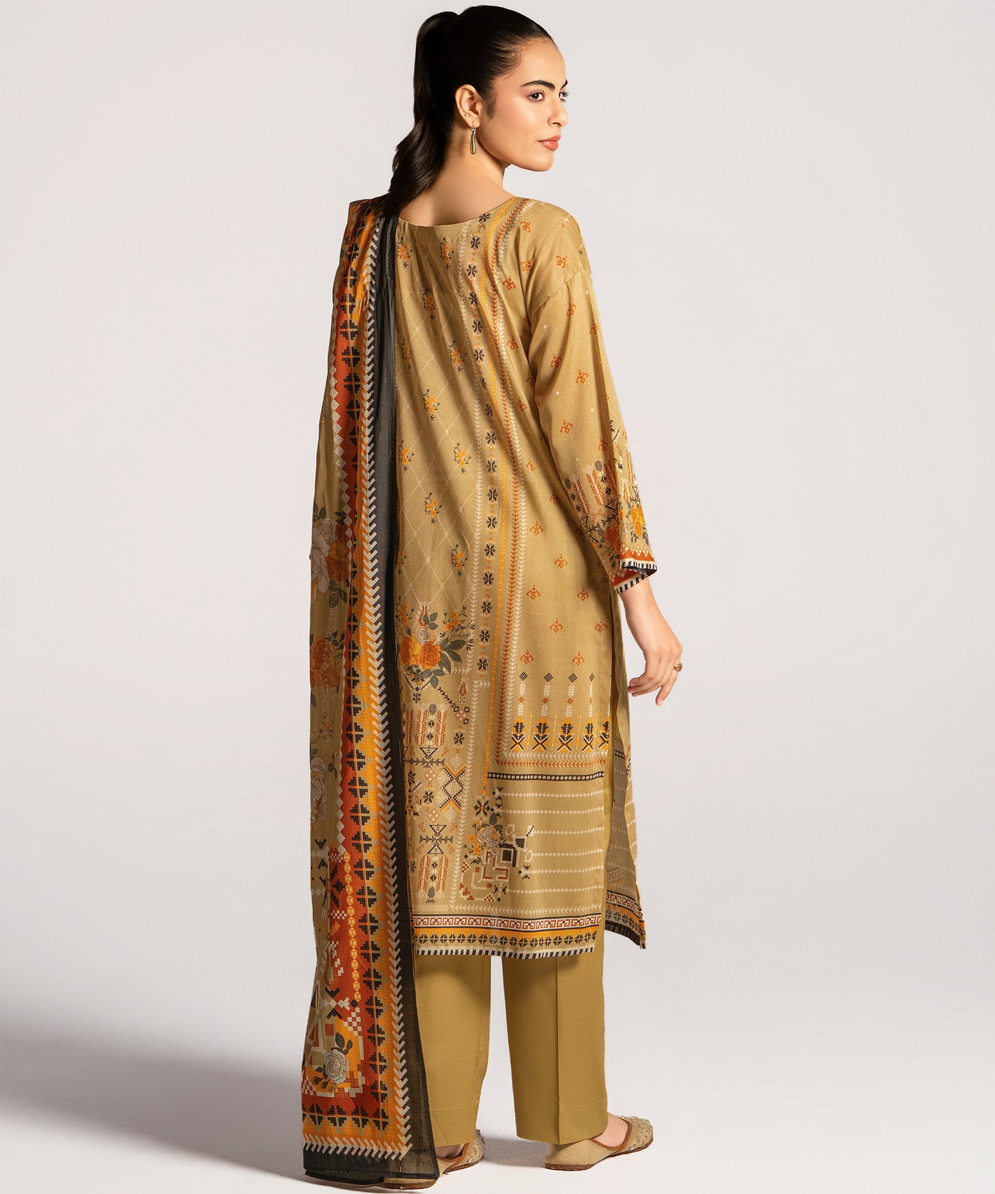 Women Printed 3 Piece Suit - SD2305