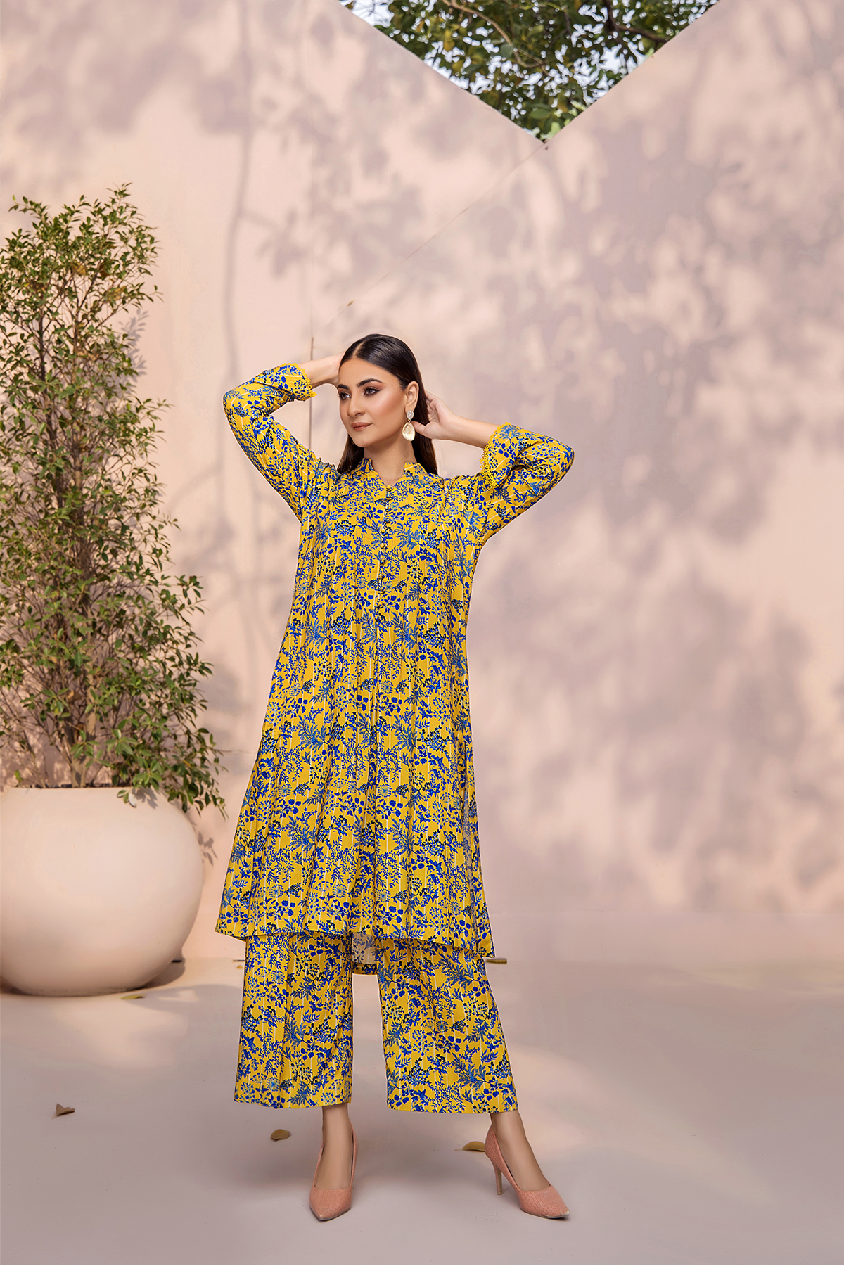 Women Printed 2 Piece Suit - AND071