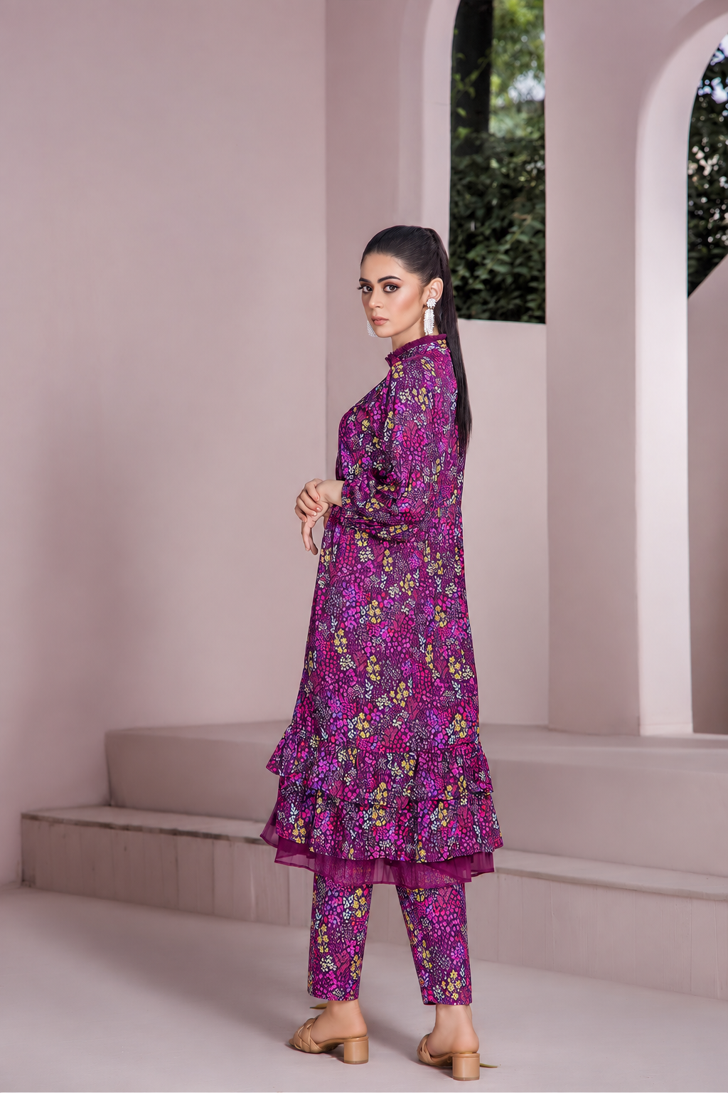 Women Printed 2 Piece Suit - AND076