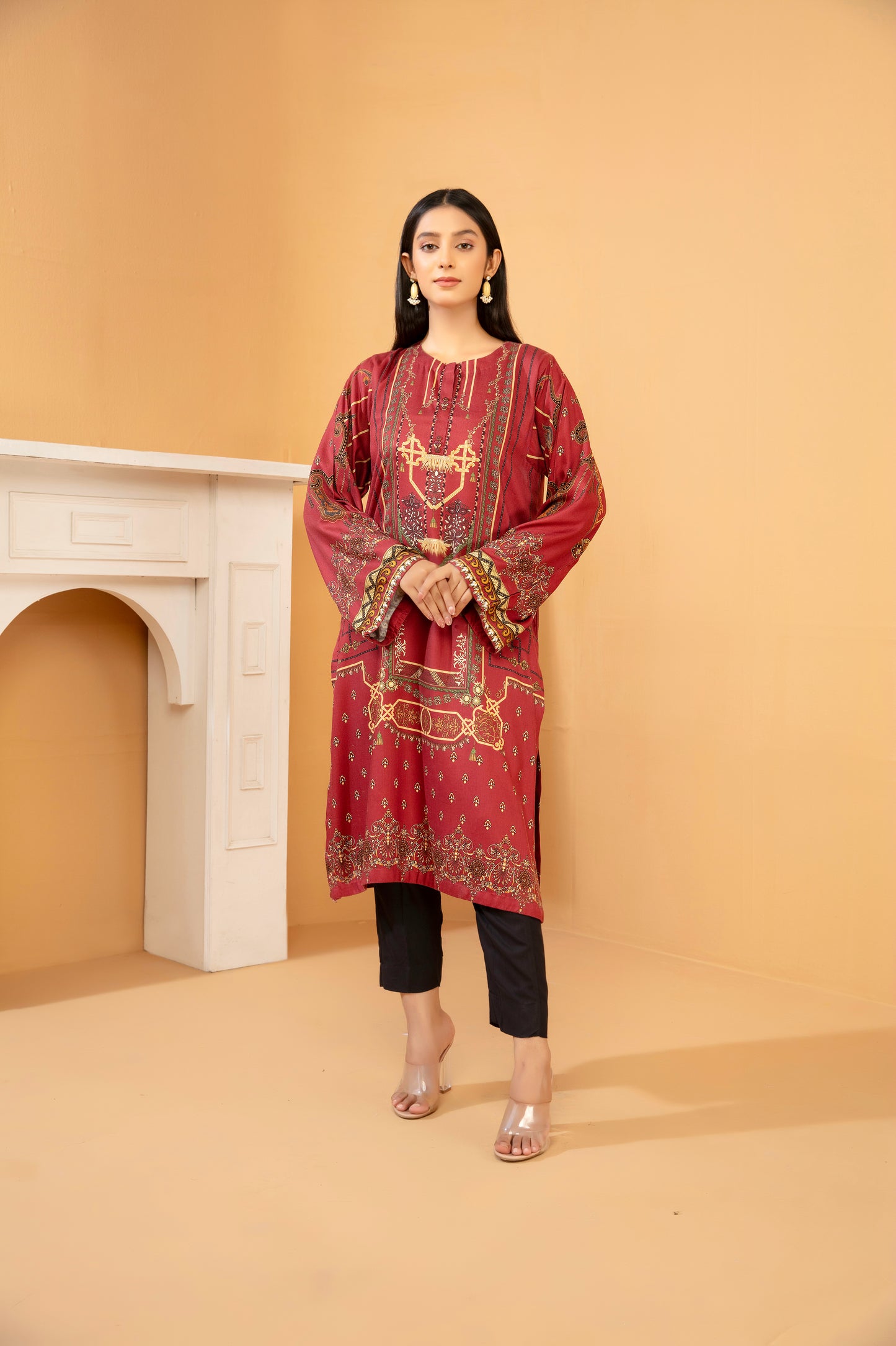 Women Printed Shirt - LDS849
