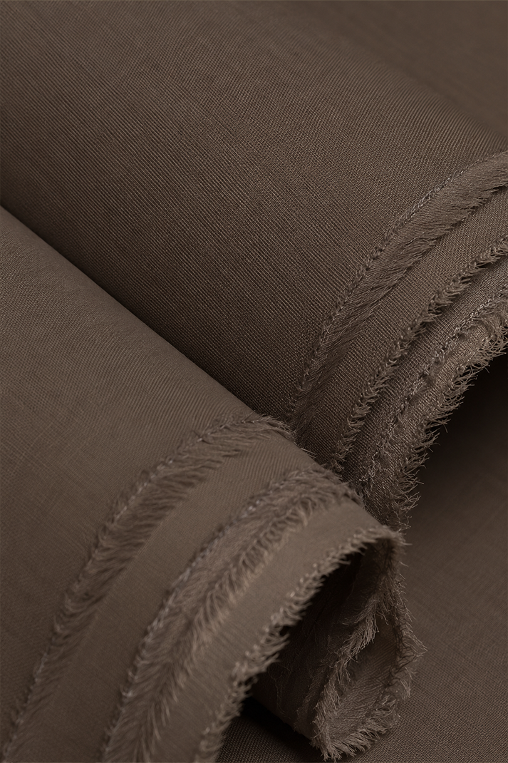 SWISS GOLD CAMBRIC | COTTON - CHOCOLATE