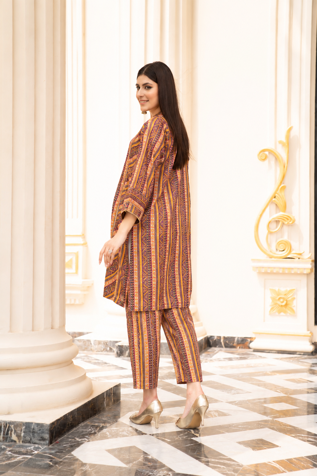 Women Printed 2 Piece Suit - RSL036