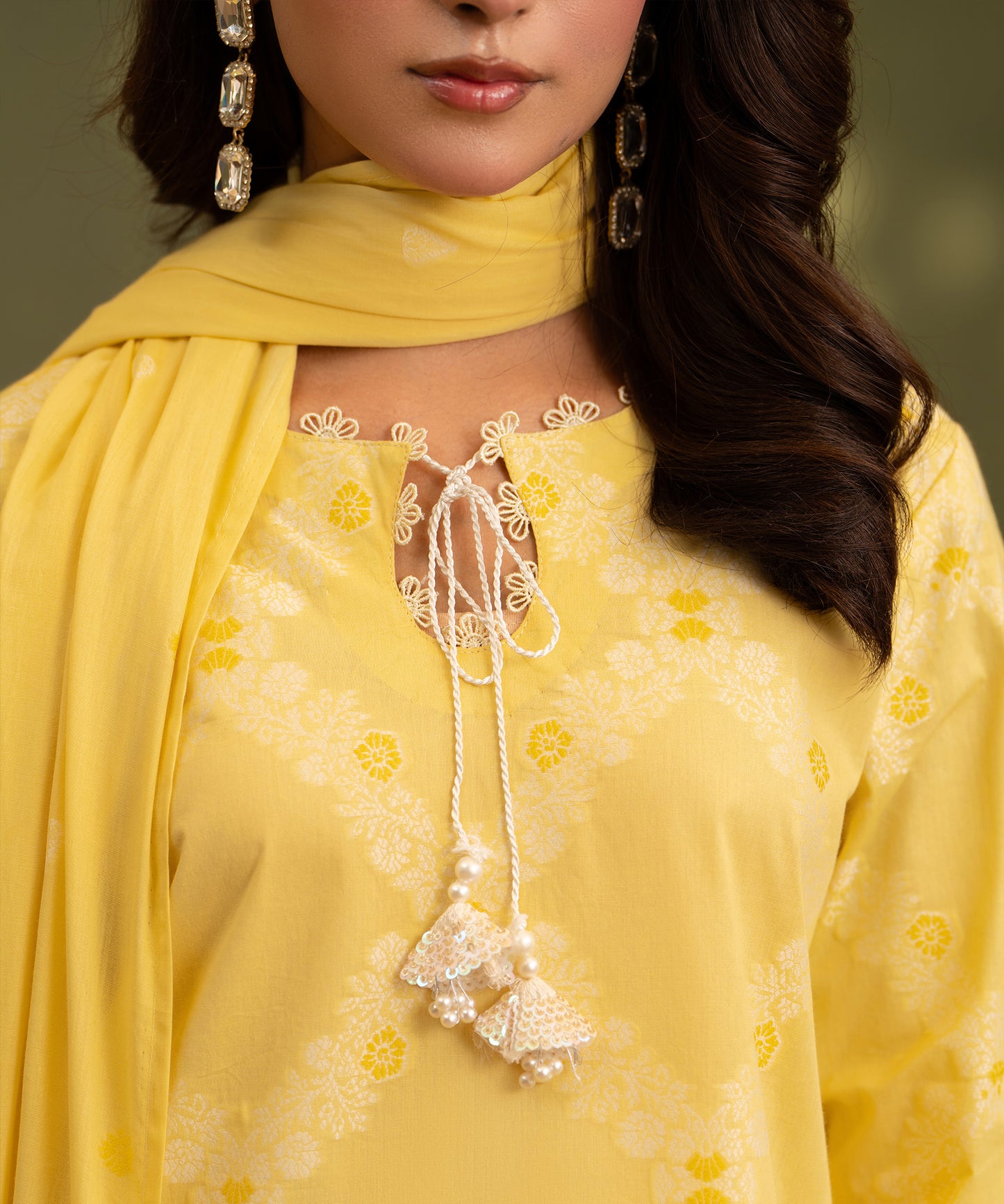 Women Jacquard 3 Piece Suit - JCQ009