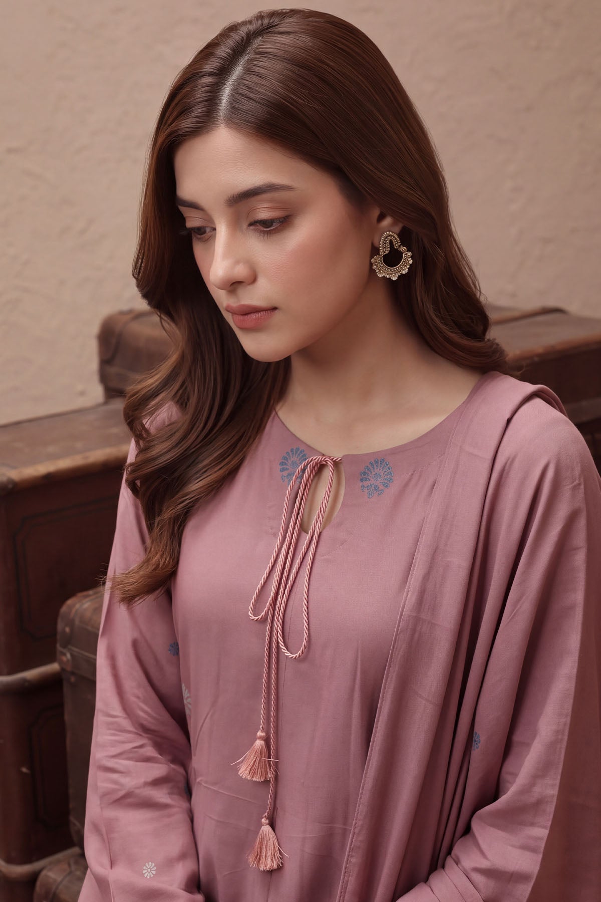 Women Jacquard 3 Piece Suit - JCQ028