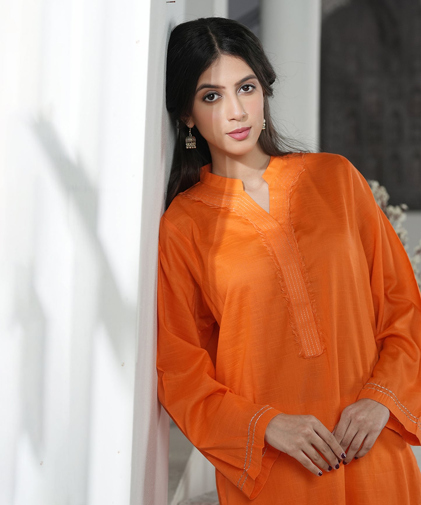 Basic Slub Cotton Suit - LDS 1050