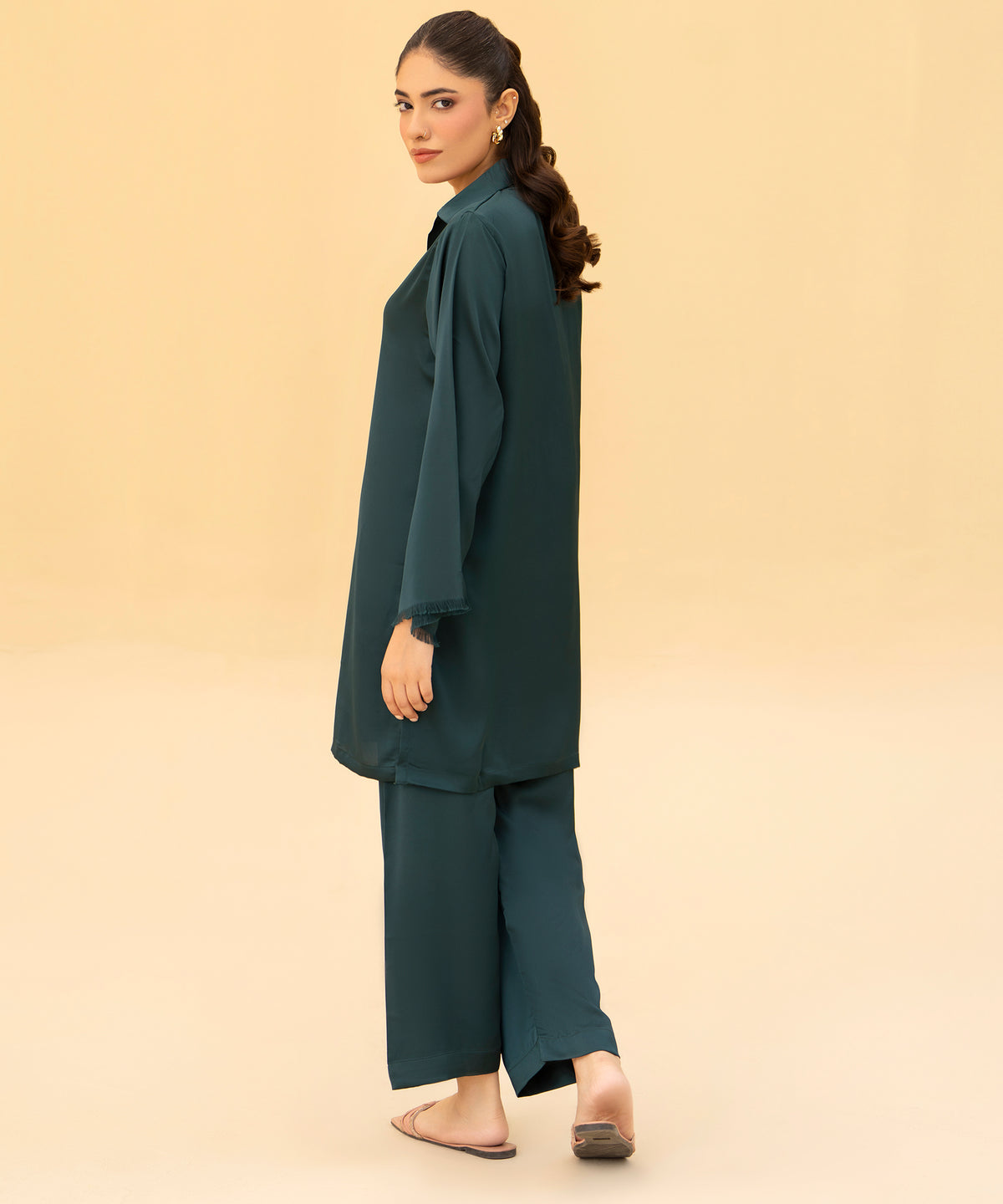 Women Solid 2 Piece Suit - LDS1327