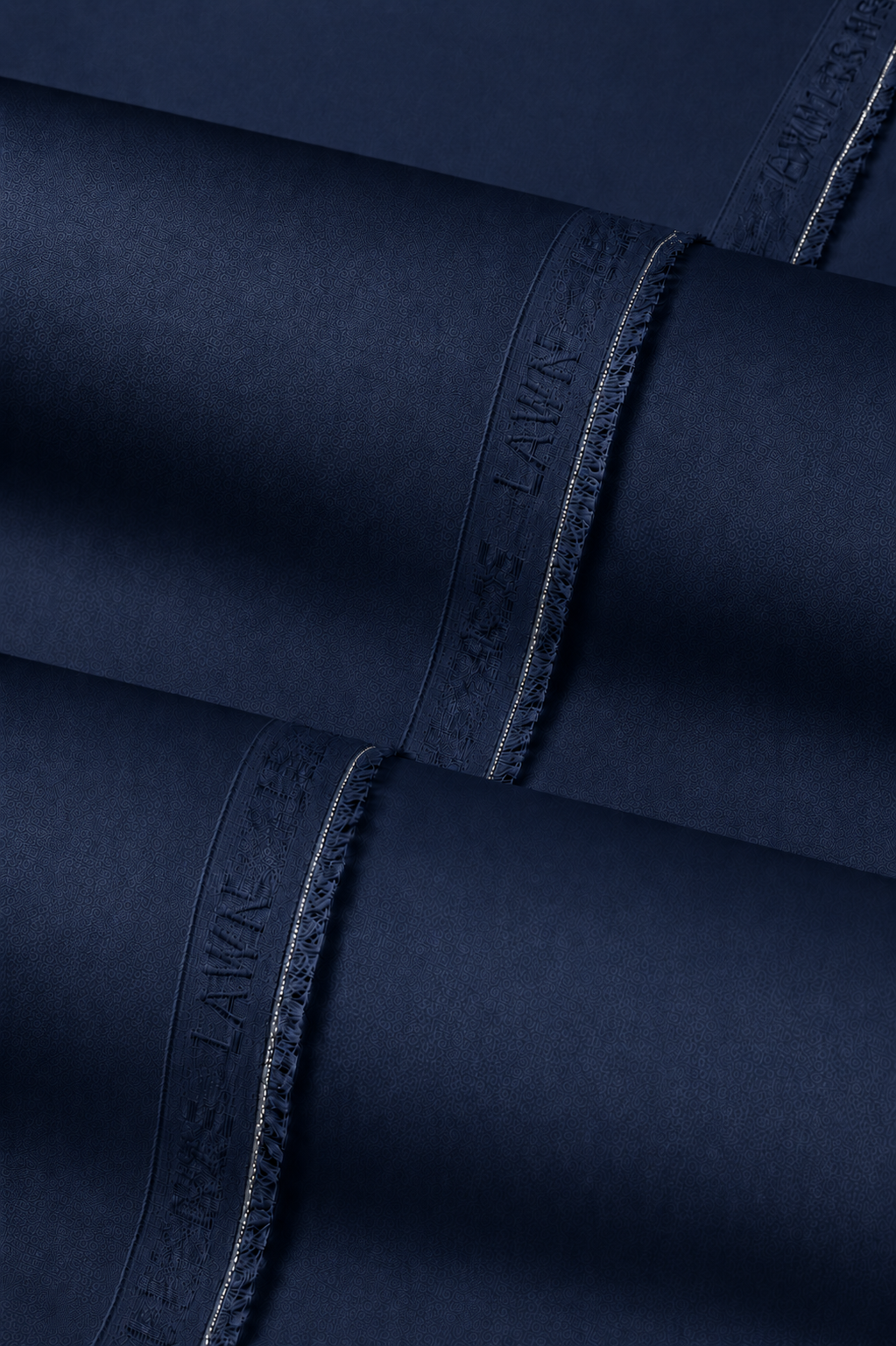MUGHAL E AZAM | LAWN - NAVY BLUE