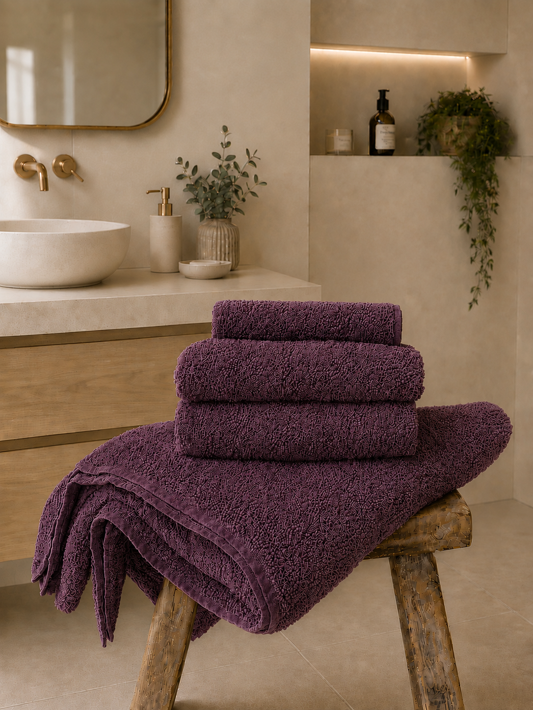 Bath Towel | Plum