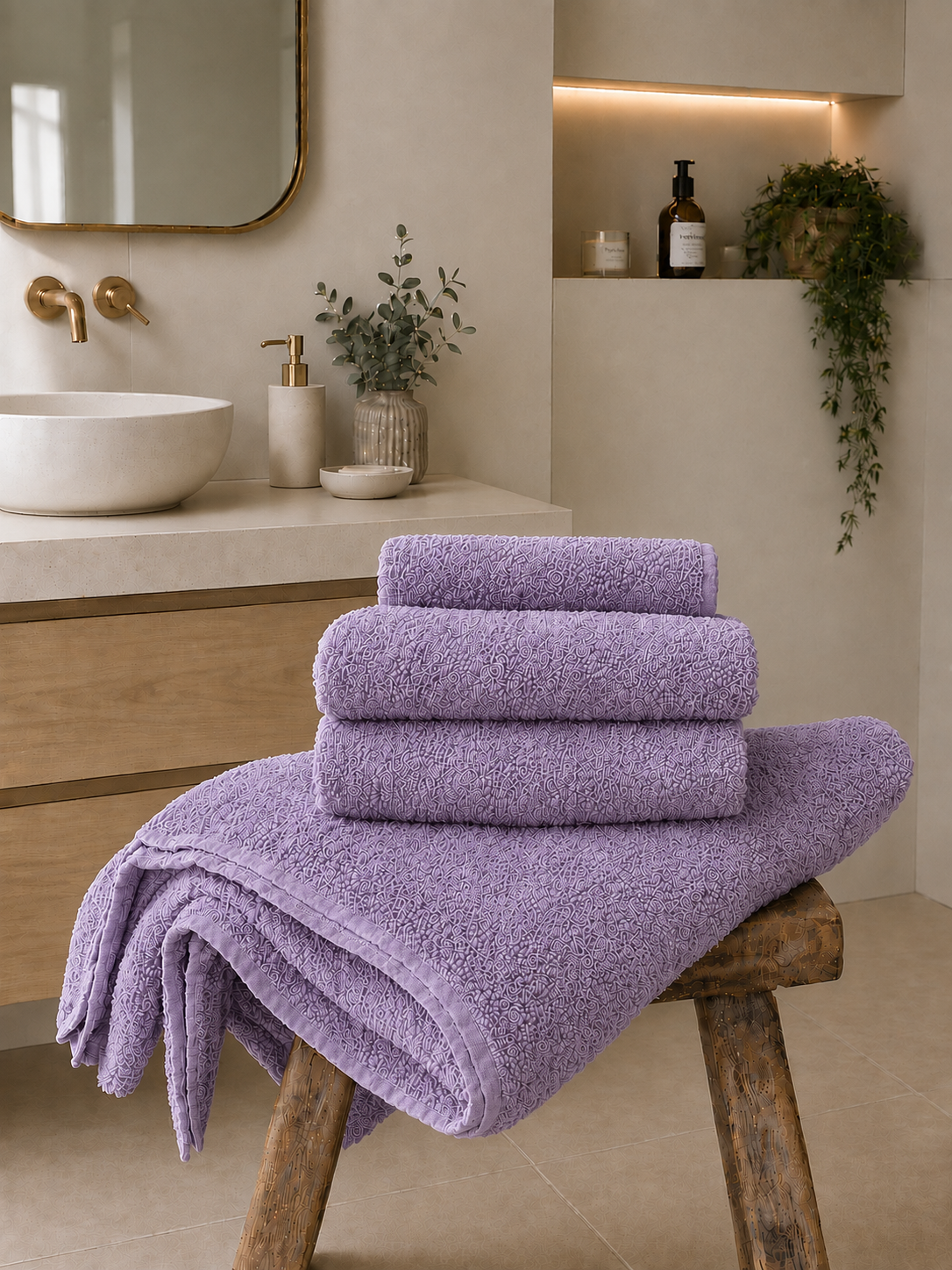 Bath Towel | Purple