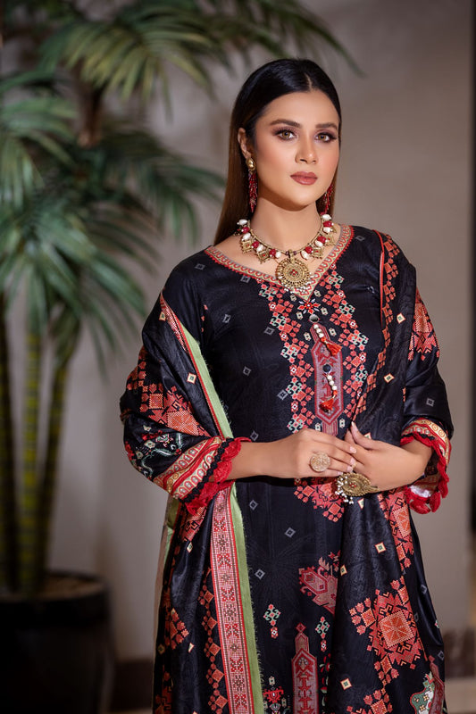 Women Printed 4 Piece Suit - RD4136