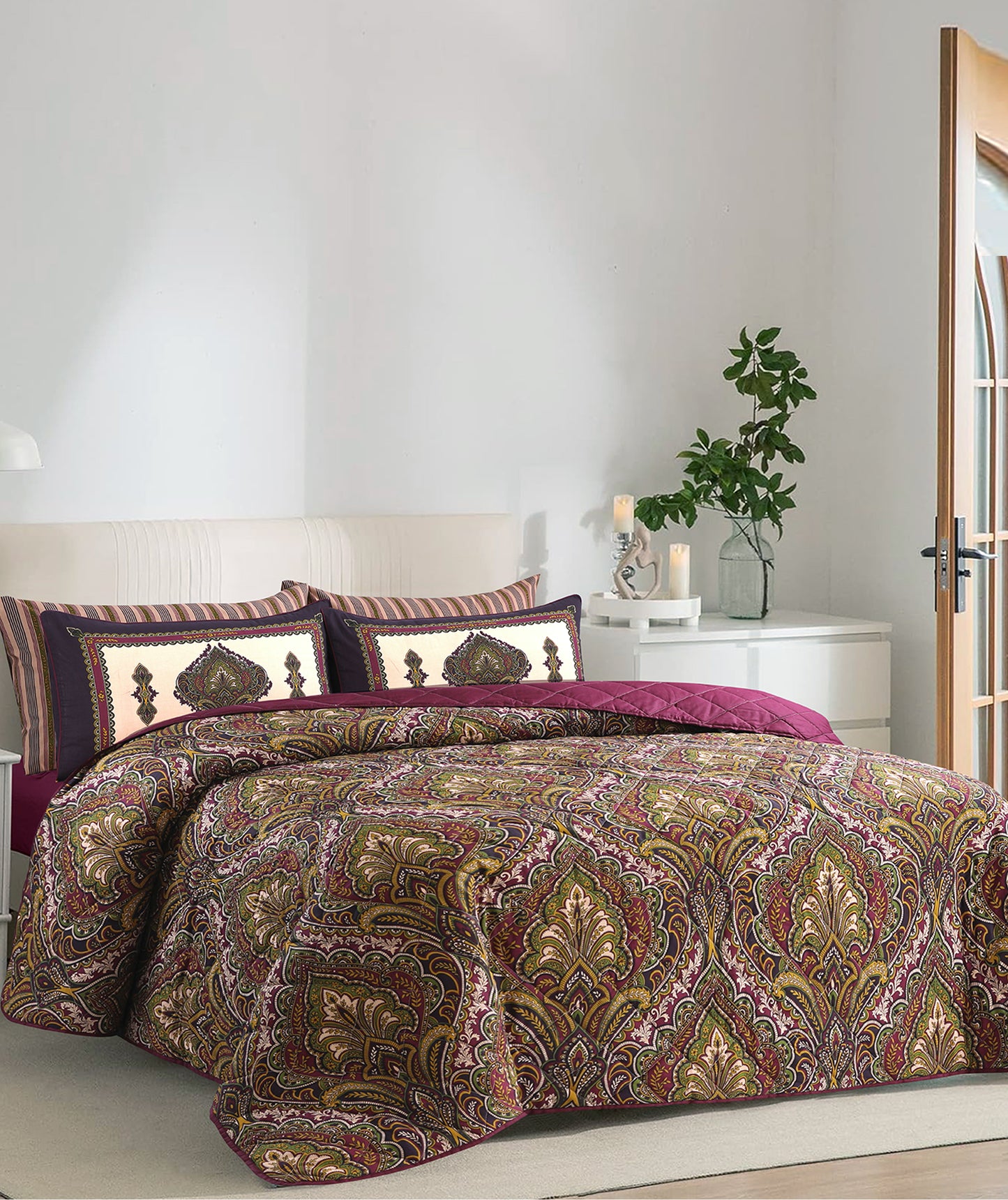 Sitara Platinum Comforter Cover SET 20 (FILLED)