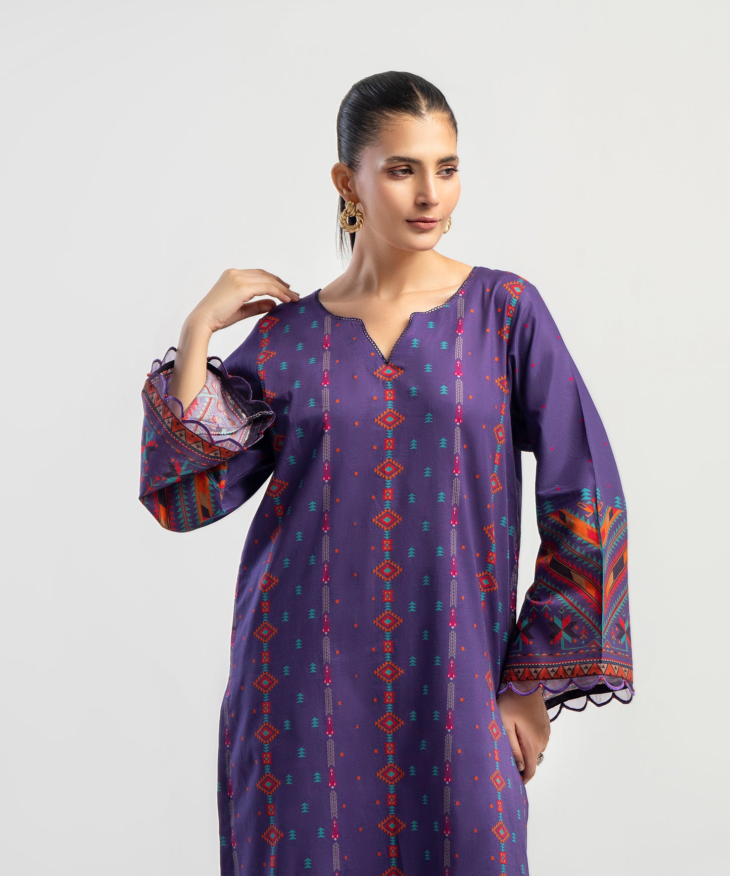 Women Printed 2 Piece Suit - DTDW94
