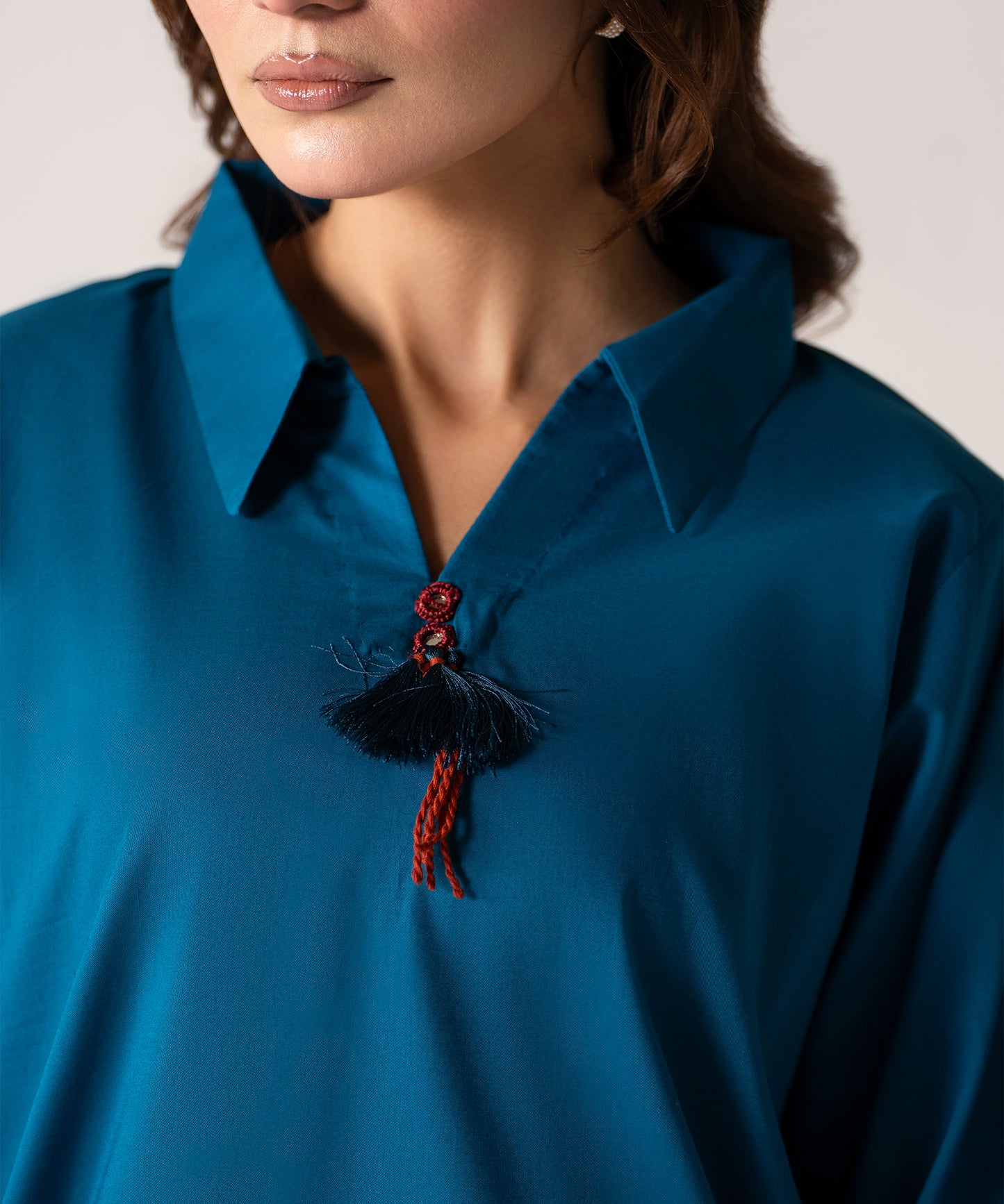 Women Solid 2 Piece Suit - LDS1358