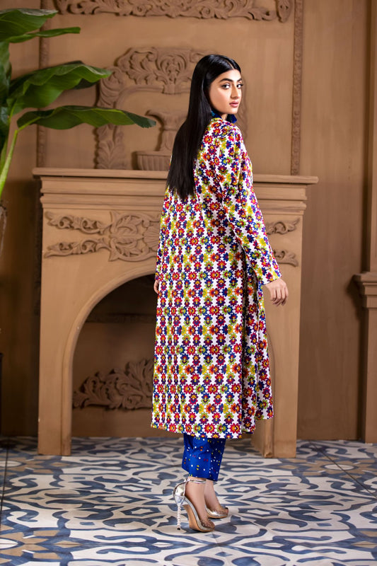 Women 2 Piece Printed Suit - SC1219