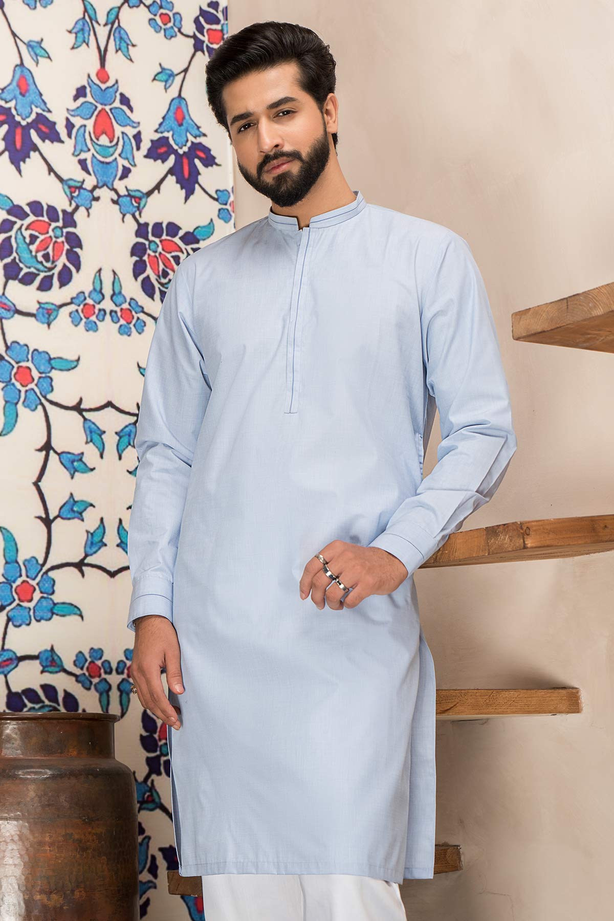 Sky Blue Kurta - GTS622