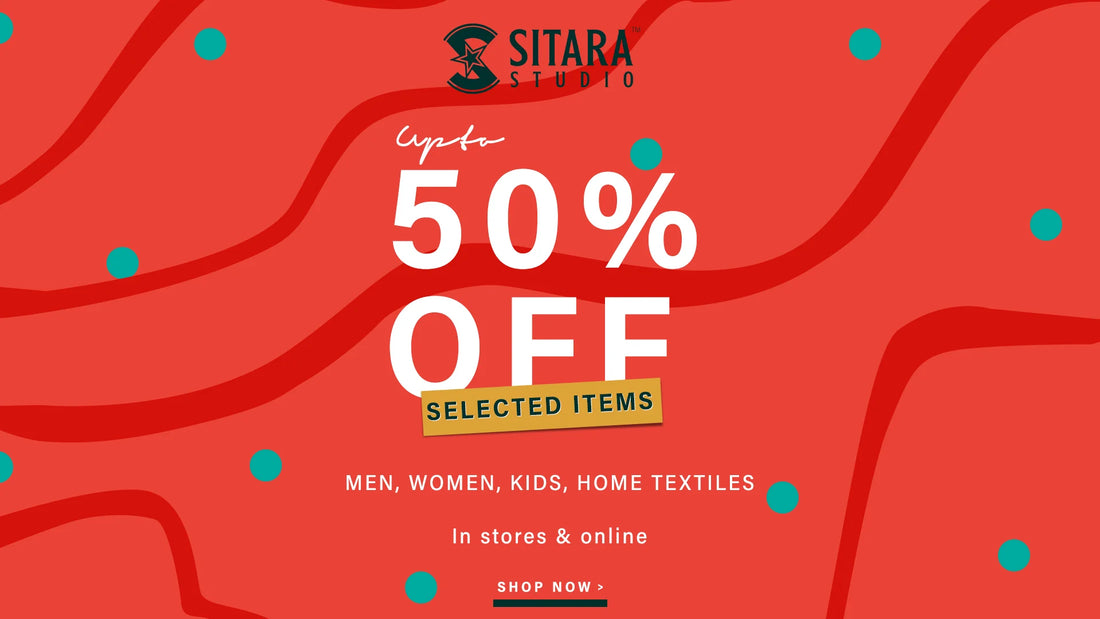Welcome to Sitara Studio's Exclusive 50% Off Sale!