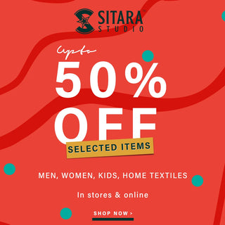 Welcome to Sitara Studio's Exclusive 50% Off Sale!