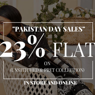 Celebrate Pakistan Day 2024 with Stiara Studio FLAT 23% off !!