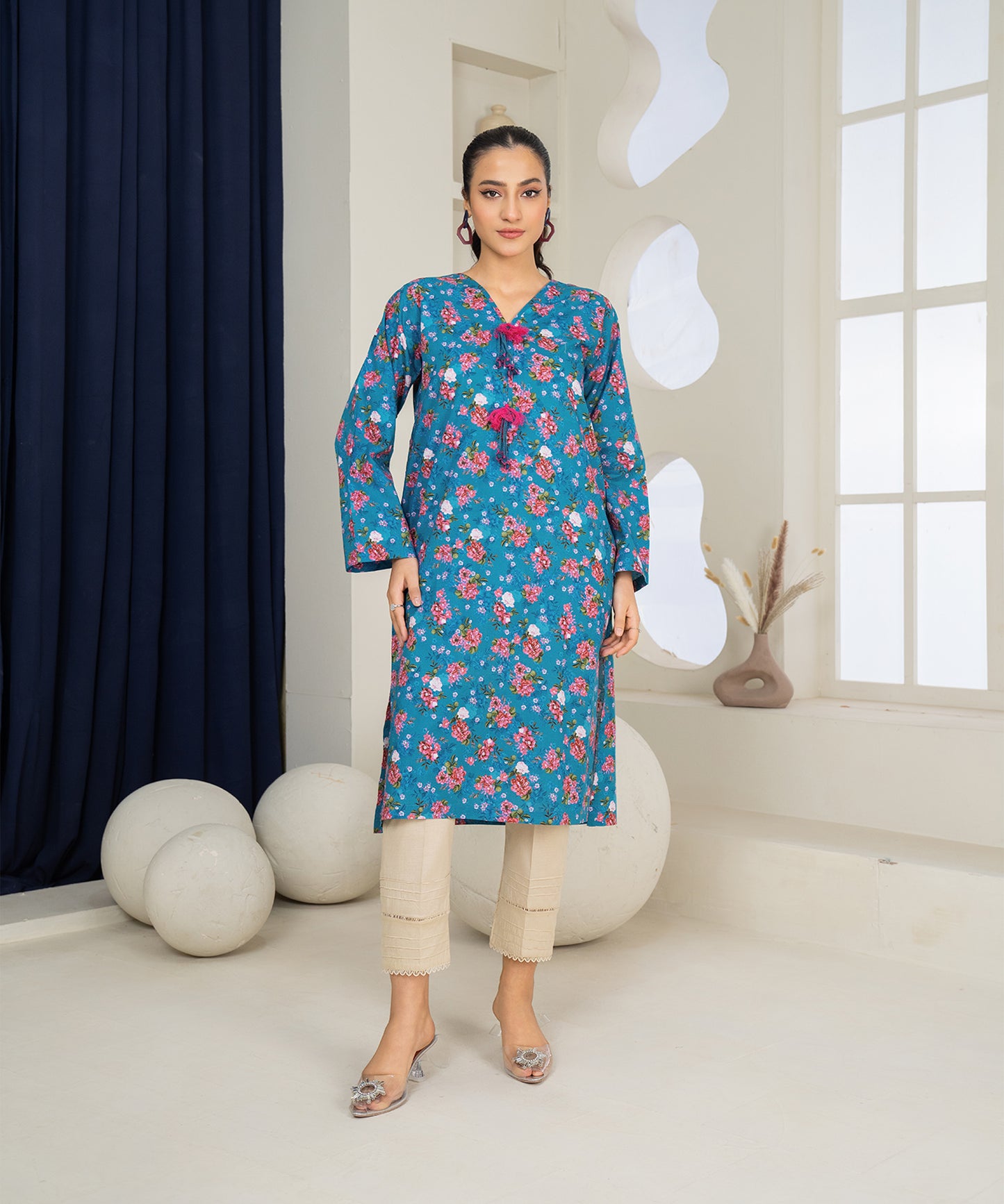 Women Printed Shirt - LDS1043