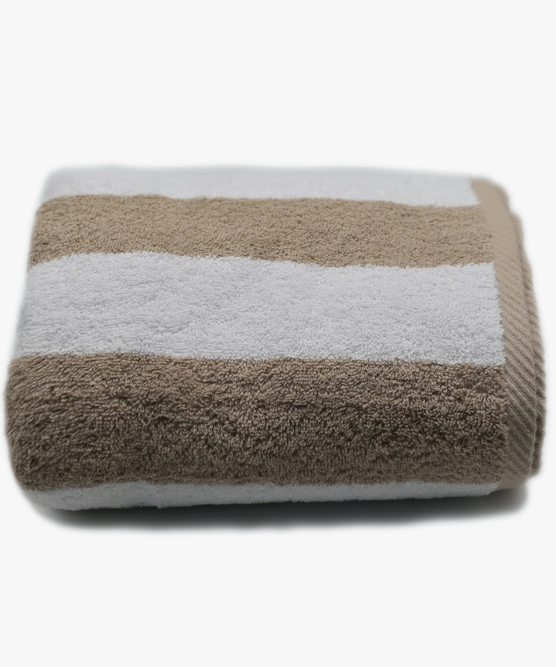 Yarn Dyed Stripe Bath Sheet - BRN