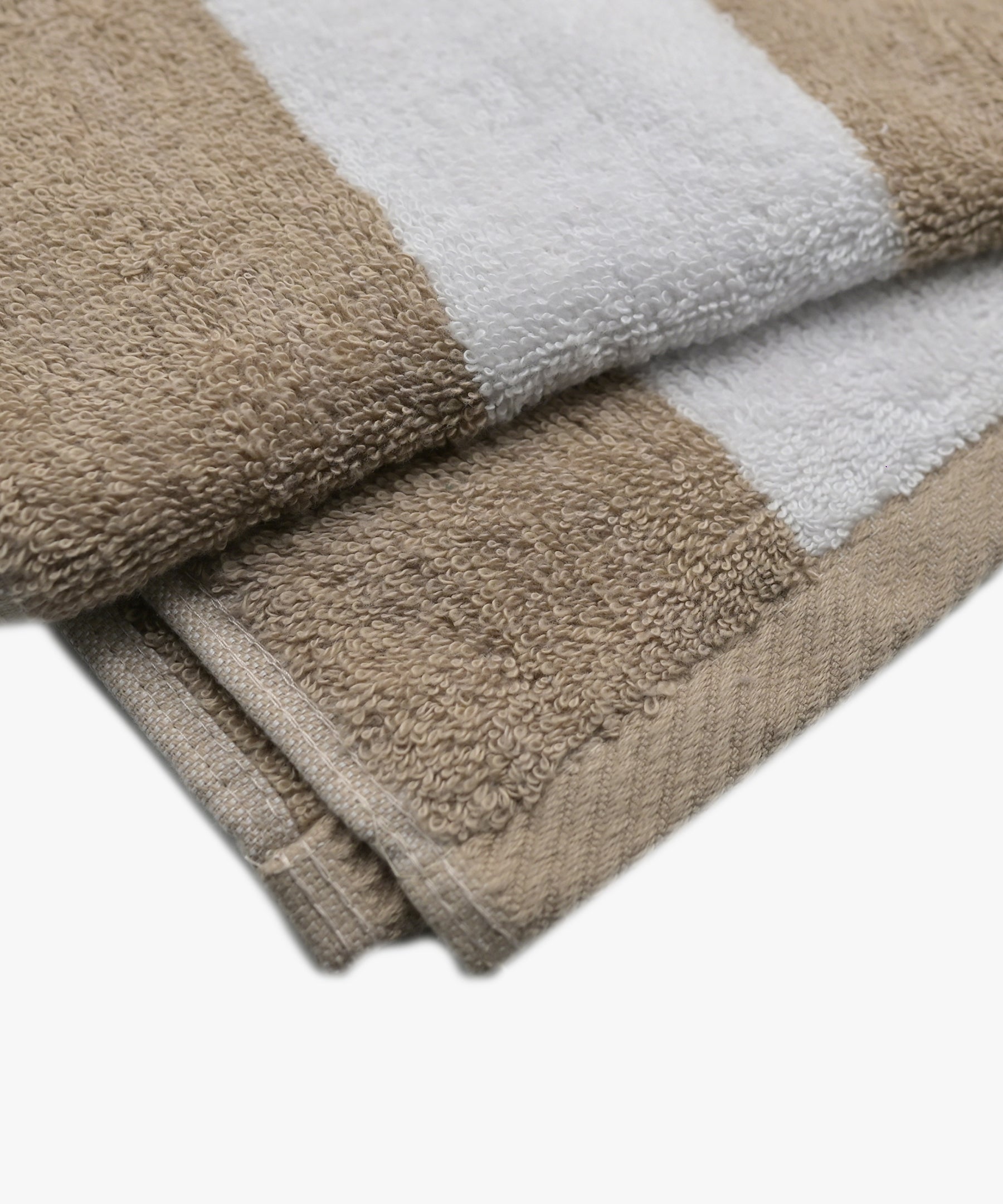 Yarn Dyed Stripe Bath Sheet - BRN