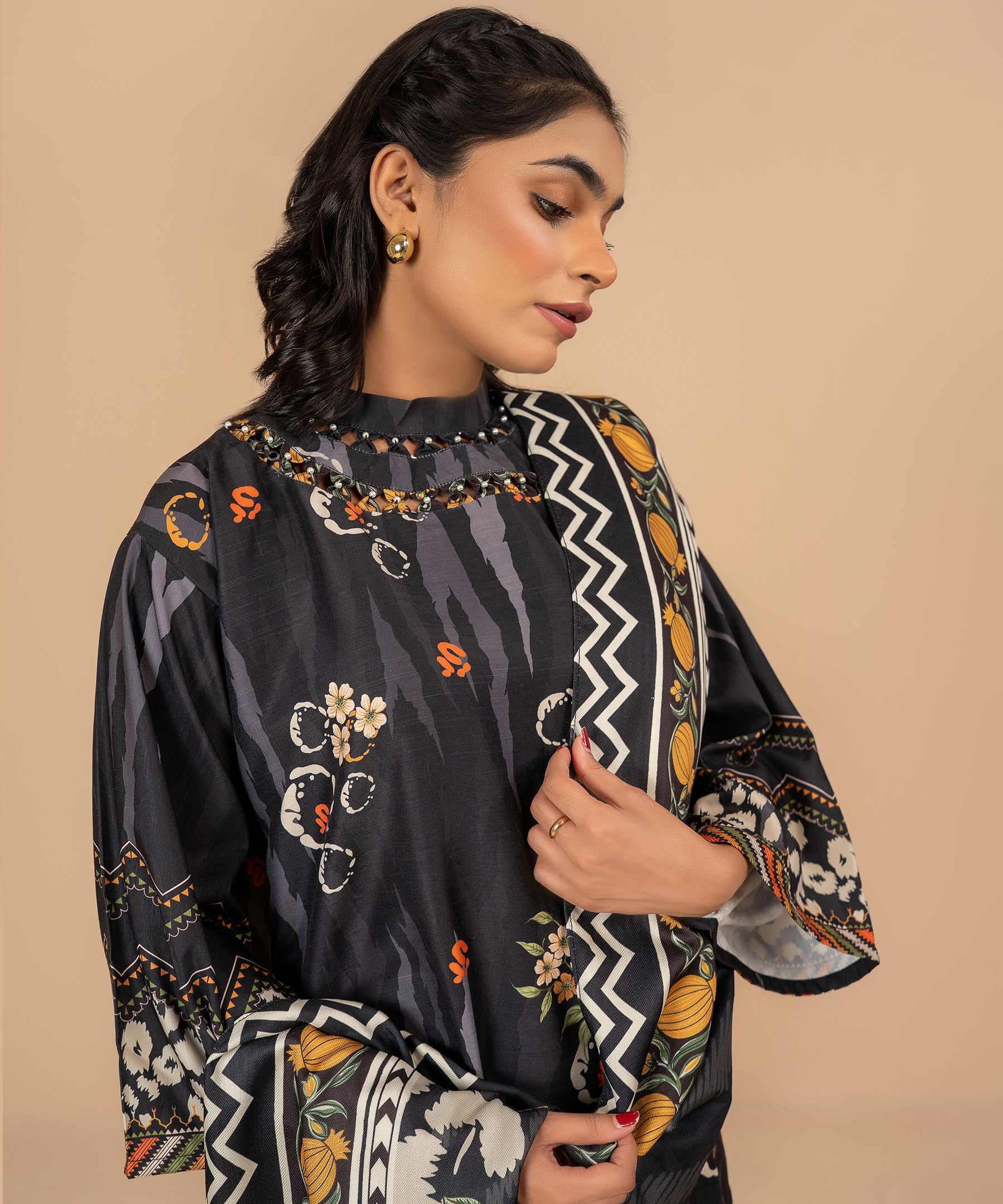 3PC Day to Day Blended Khaddar - 130