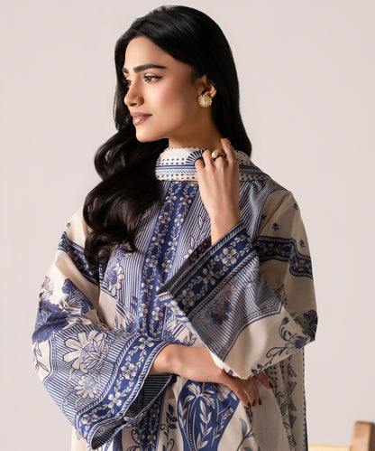 Women Printed 3 Piece Suit - DTD137