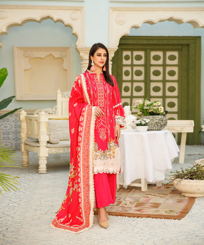 3 Piece Digital Khaddar Embroidered -137
