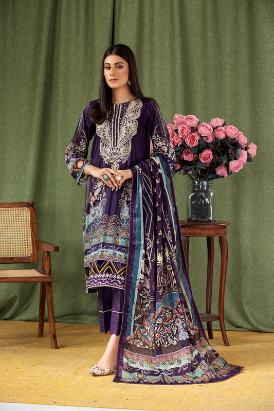 3 Piece UNIVERSAL DIGITAL Embroidered 138