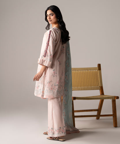 Women Printed 3 Piece Suit - DTD140