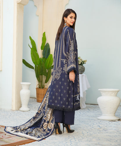 3PC Digital Khaddar Embroidered -140
