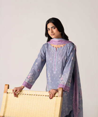 Women Printed 3 Piece Suit - DTD141