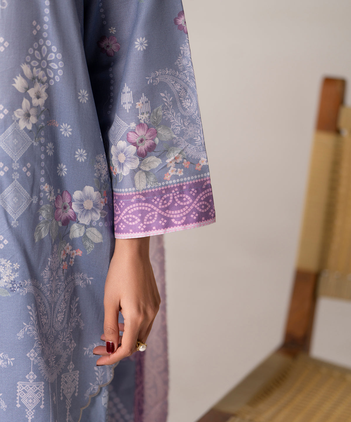 Women Printed 3 Piece Suit - DTD141