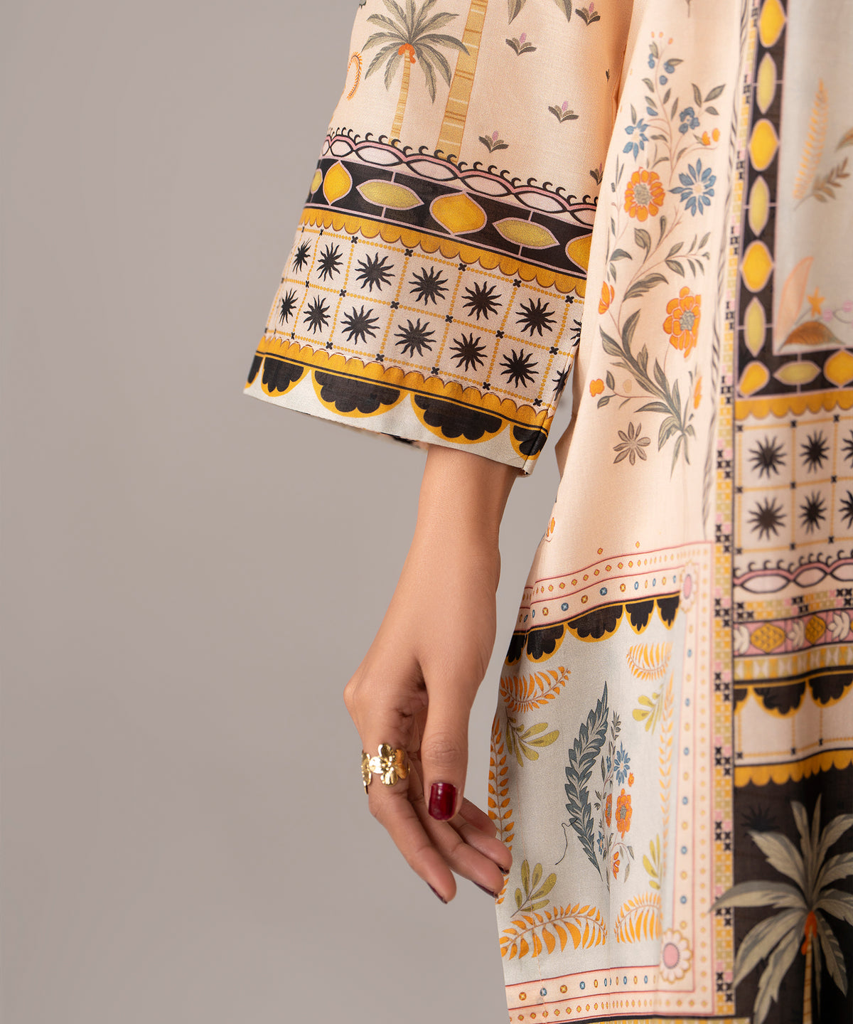 Women Printed 3 Piece Suit - DTD142