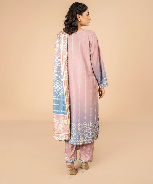 Women Printed 3 Piece Suit  - DTD147