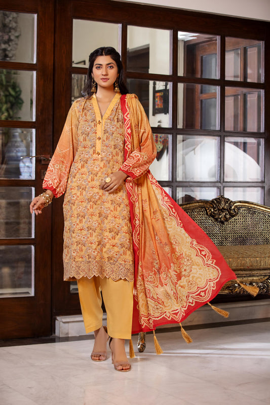 3PC UNIVERSAL DIGITAL Embroidered 149
