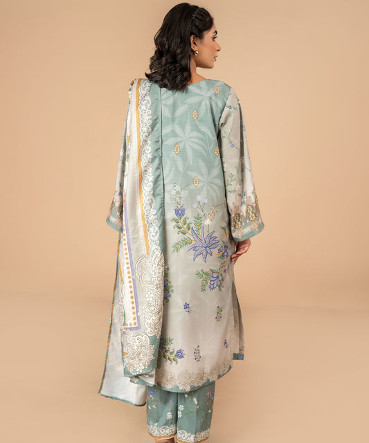 Women Printed 3 Piece Suit  - DTD157
