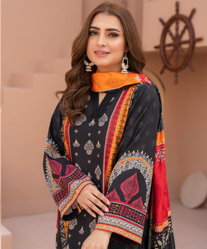 3PC Anarkali Digital Linen 135