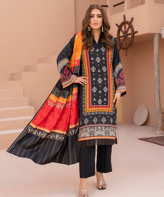 3PC Anarkali Digital Linen 135