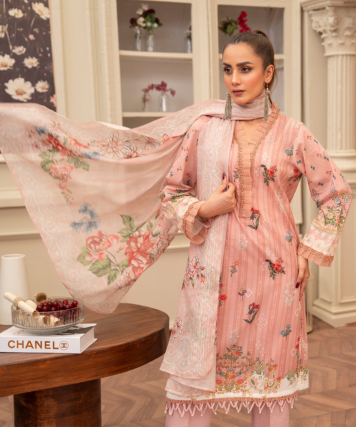 Women Printed 3 Piece Suit  - RC2002