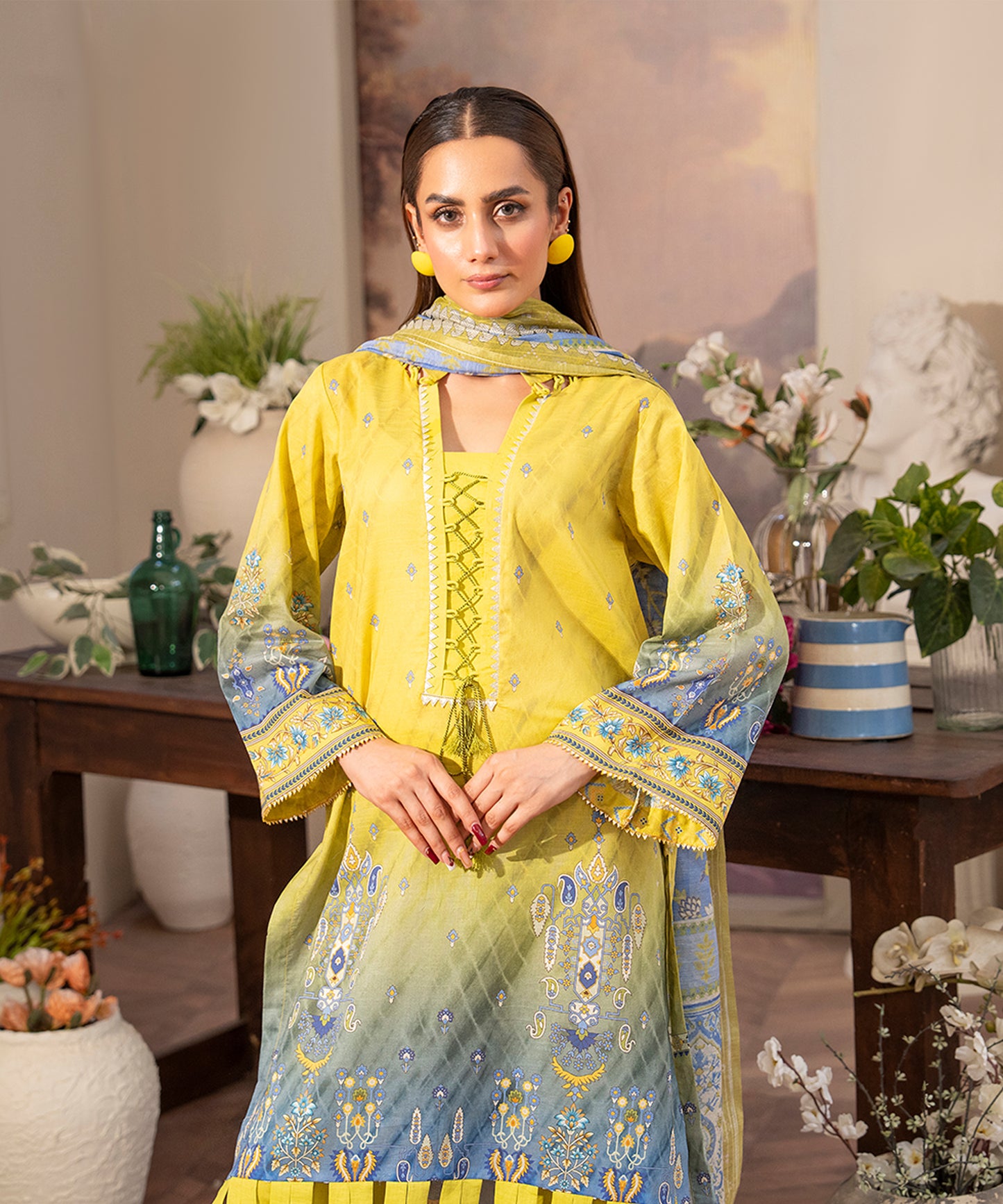 Women Printed 3 Piece Suit  - RC2003