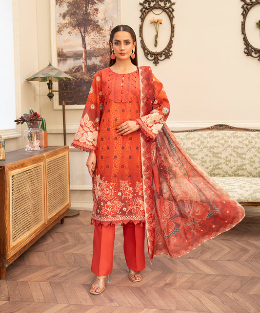 Women Printed 3 Piece Suit  - RC2004
