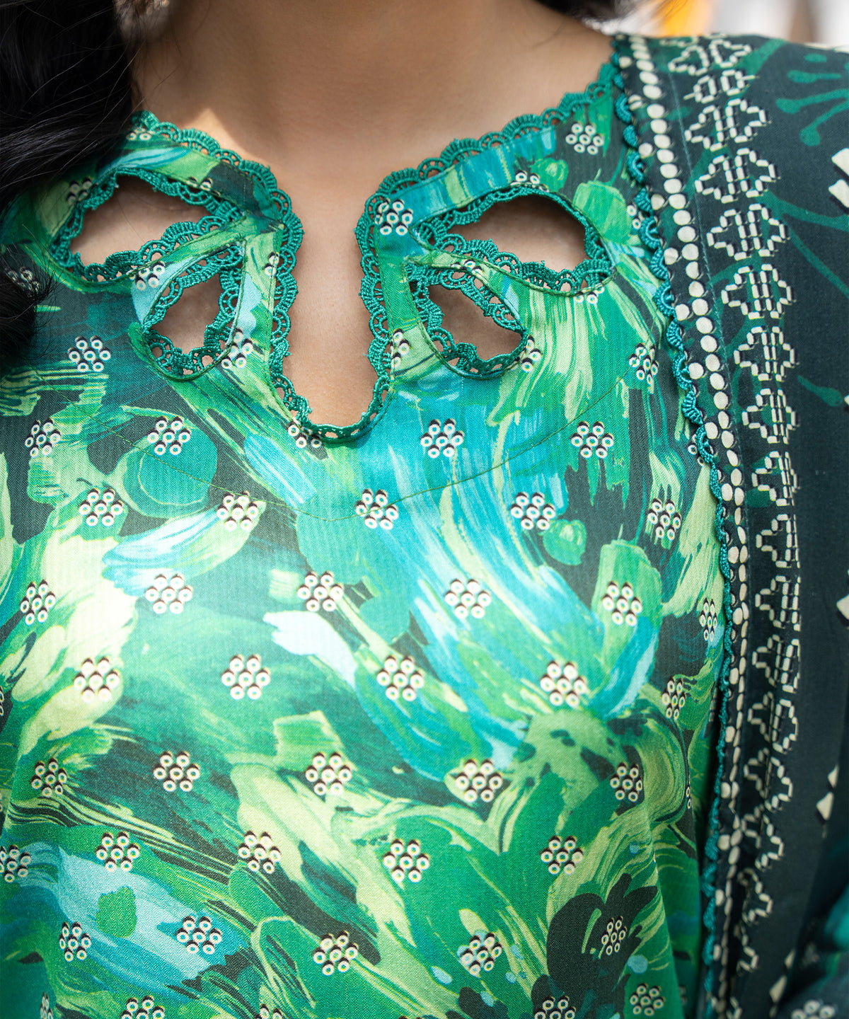 Women Printed 3 Piece Suit  - PT2004