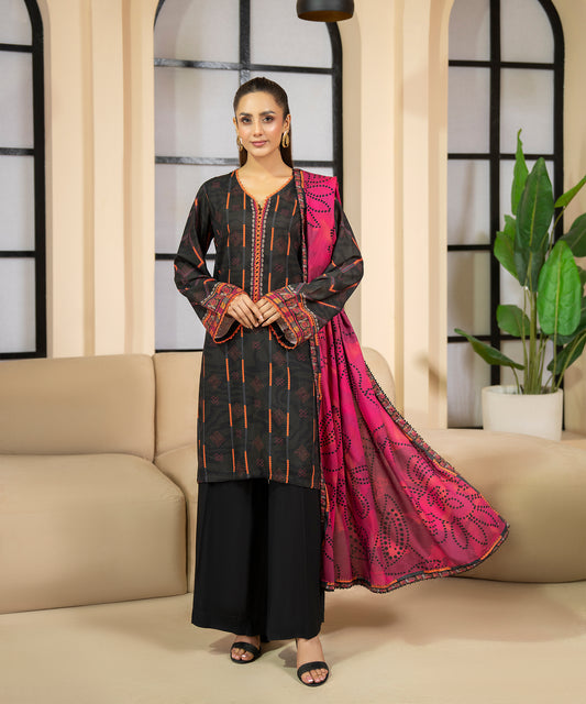 Women Printed 3 Piece Suit  - PT2007