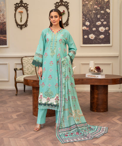 Women Printed 3 Piece Suit  - RC2007