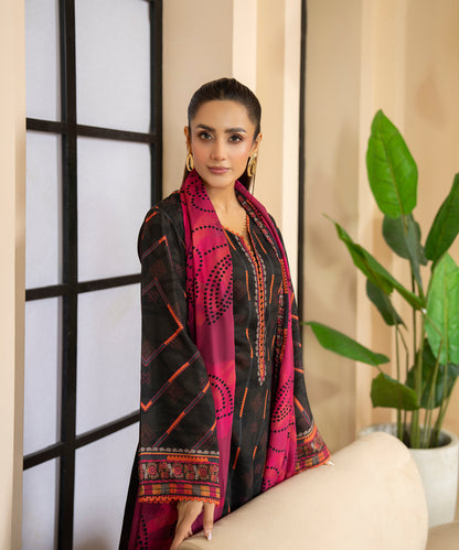 Women Printed 3 Piece Suit  - PT2007